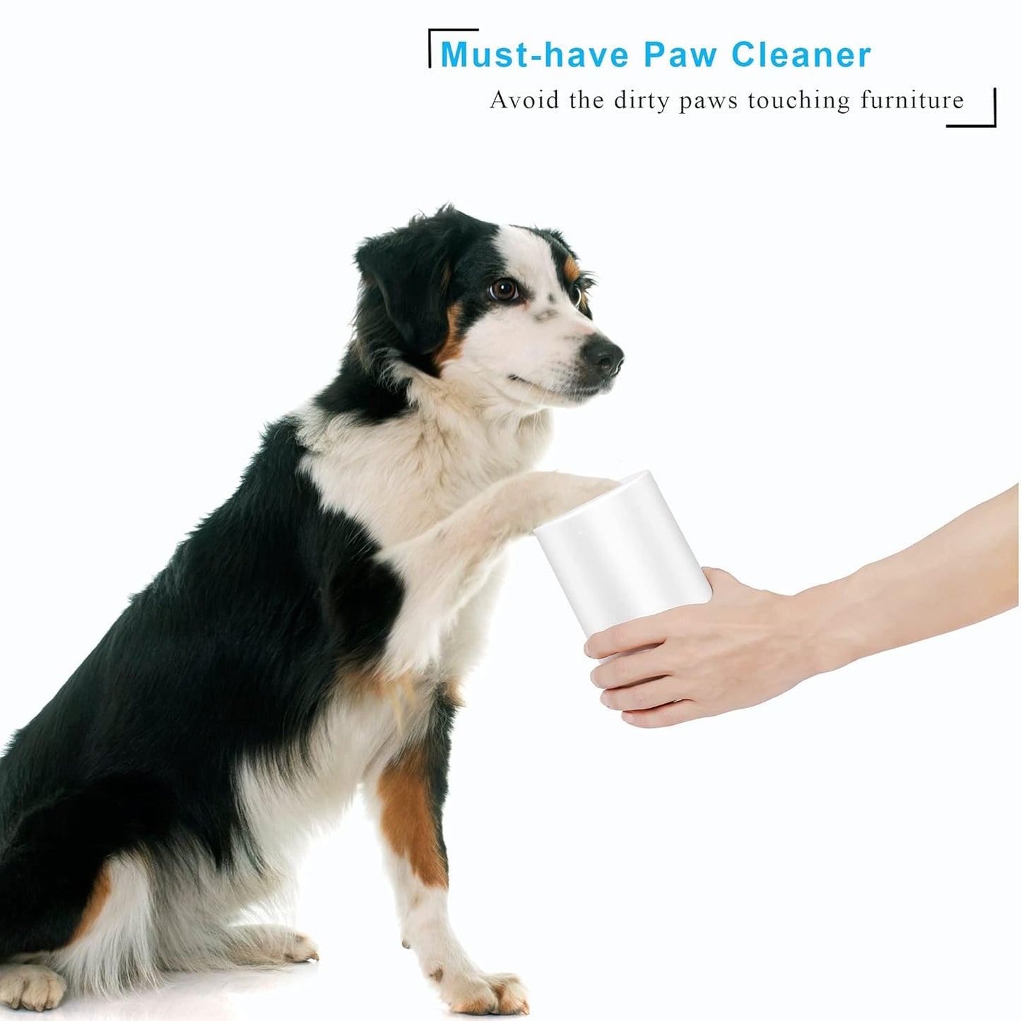 Dog Paw Cleaner, Pet Grooming Brush, Prevent Water Splashing Dog Paw Washer Cup, Soft Silicone Dog Foot Washer for Medium Dog