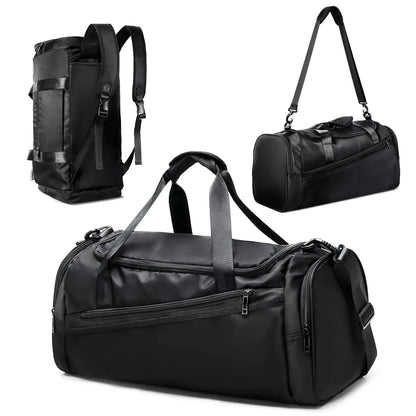 travel gym Bag with Shoes Compartment for Men Women 40L Lightweight Foldable Duffel Bag Workout Bag